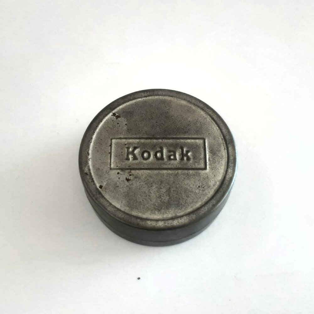 Vintage "Kodak" Metal Film Case w/ Film Inside